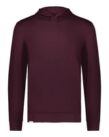 Holloway Youth Eco Revive™ Ventura Soft Knit Hooded Sweatshirt. 222698 - Maroon