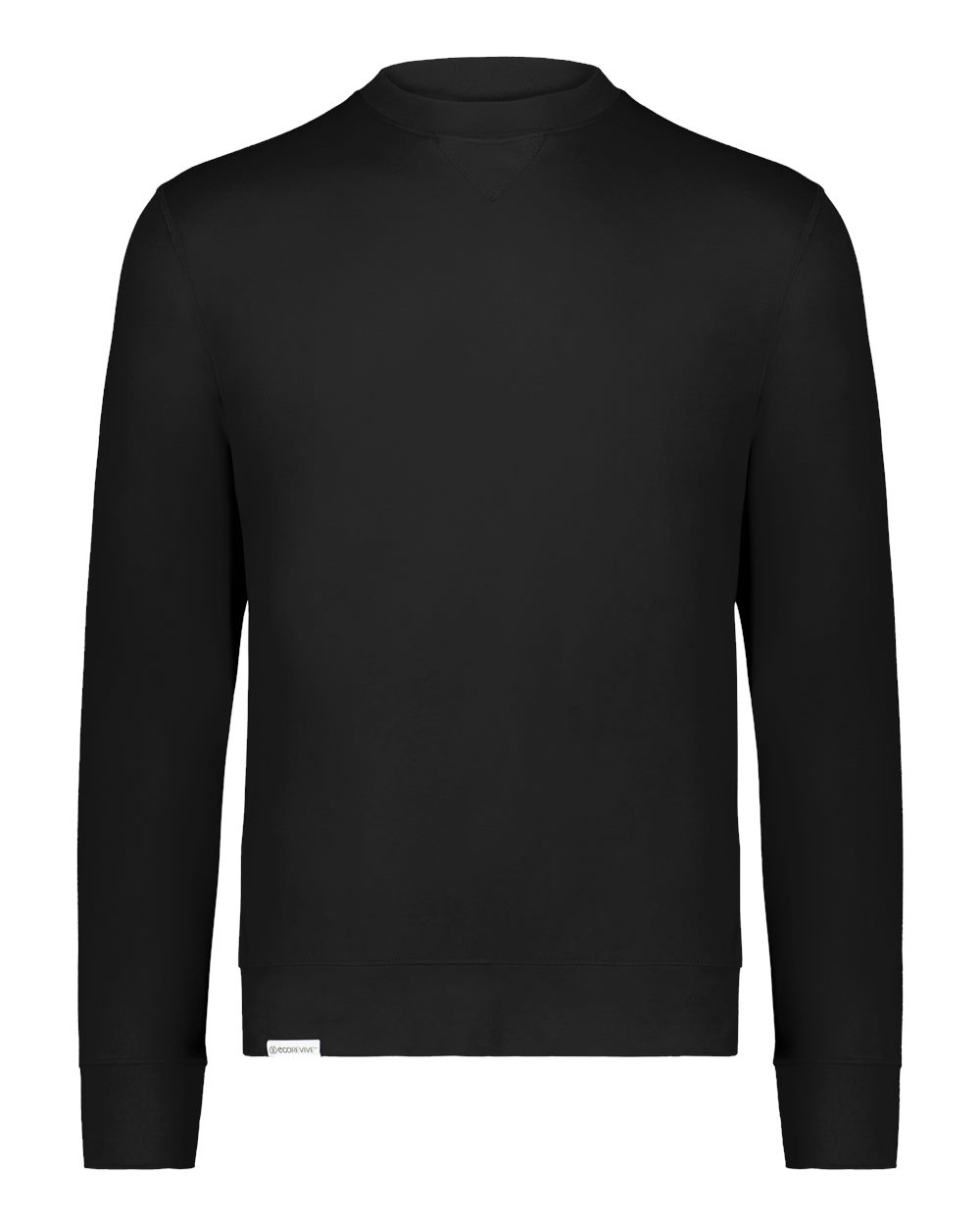 Holloway Unisex Eco Revive™ Ventura Soft Knit Crewneck Sweatshirt. 223503 - Black