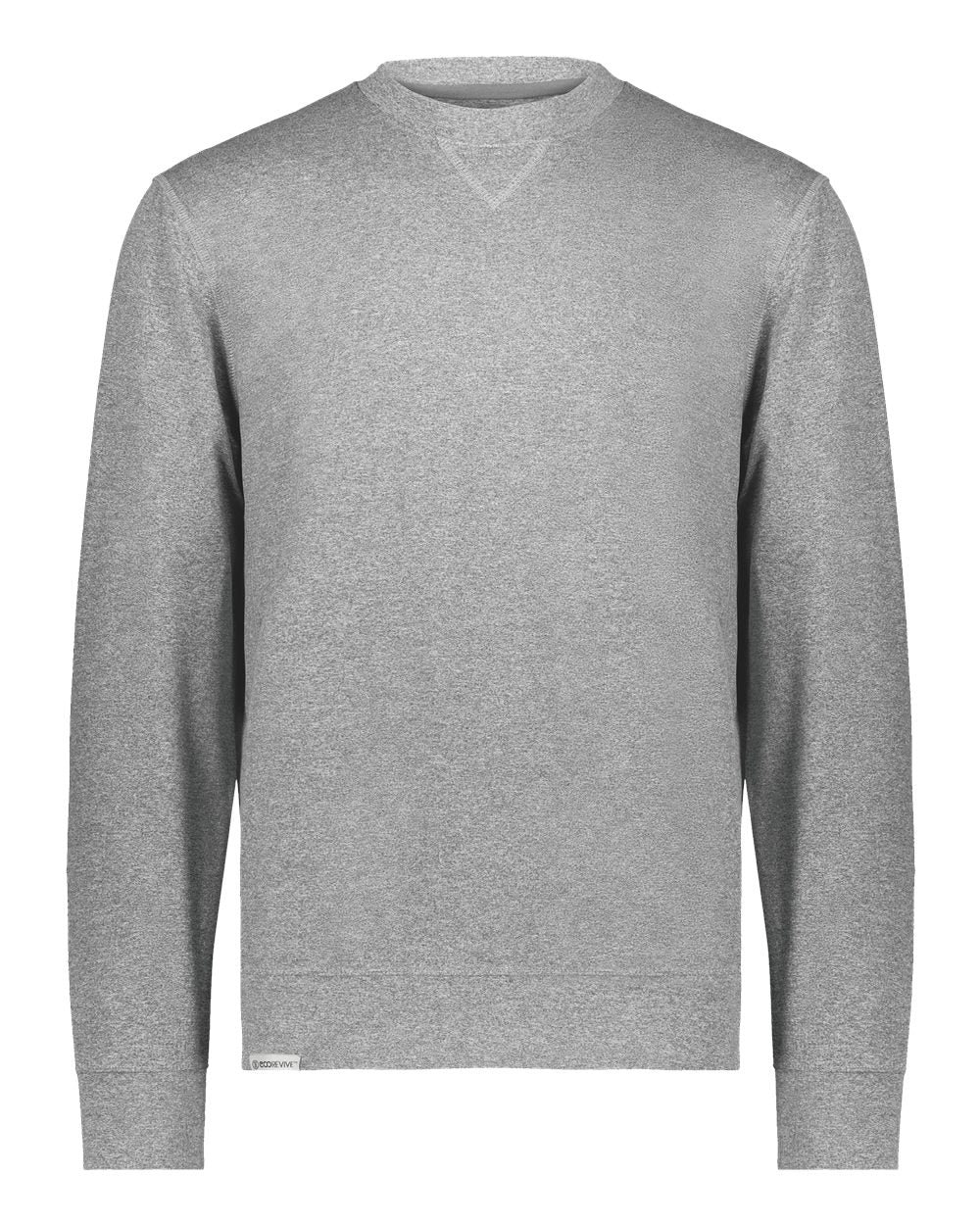Holloway Unisex Eco Revive™ Ventura Soft Knit Crewneck Sweatshirt. 223503 - Grey Heather