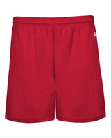 Badger Youth B-Core 4" Pocketed Shorts. 2146 - Red