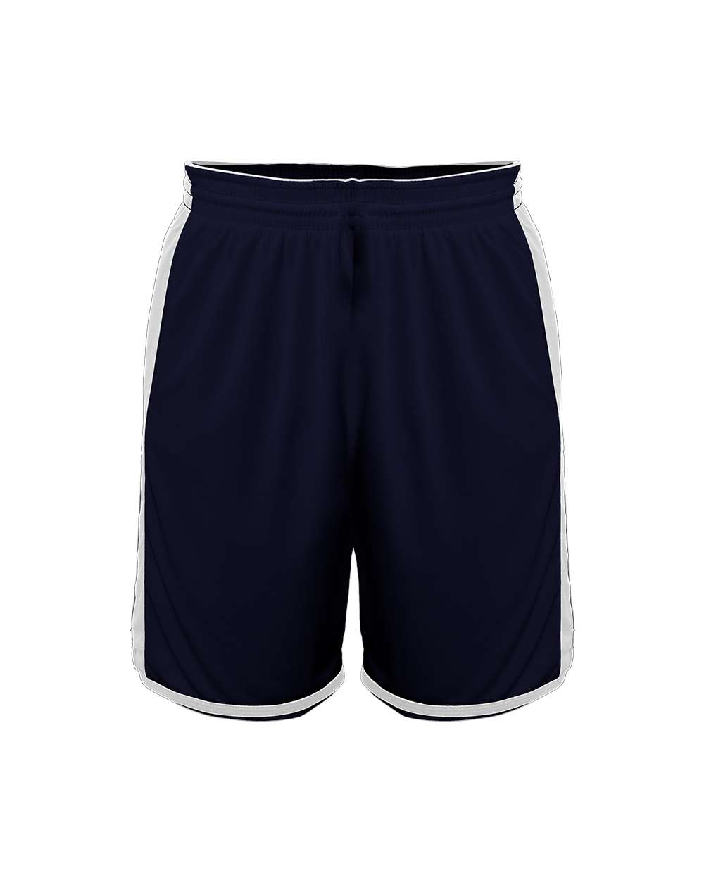 Alleson Athletic Unisex Crossover Reversible Shorts. 590PSP - Navy/ White