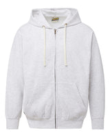 MV Sport Unisex Vintage Fleece Full-Zip Hooded Sweatshirt. 22132 - Ash
