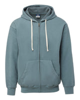 MV Sport Unisex Vintage Fleece Full-Zip Hooded Sweatshirt. 22132 - Marine