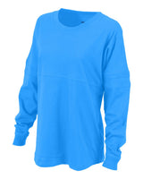 Boxercraft Women's Pom Pom Long Sleeve Jersey T-Shirt. BW3514 - Collegiate Blue