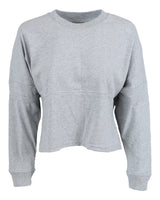 Boxercraft Women's Crop Retro Jesery. BW3515 - Oxford Heather