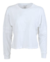 Boxercraft Women's Crop Retro Jesery. BW3515 - White