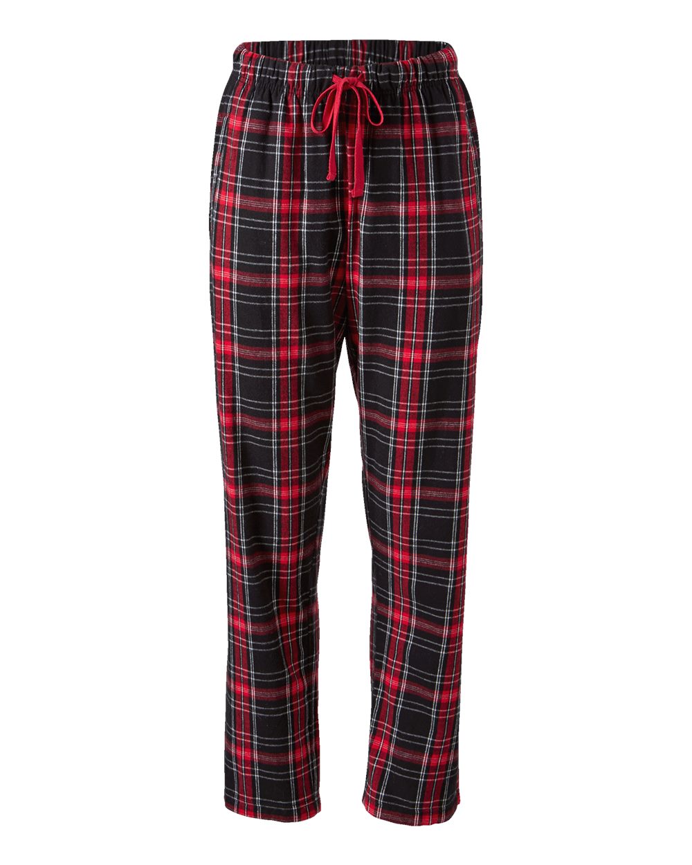 Boxercraft Women's Haley Flannel Pants. BW6620 - Black/ Red Kingston Plaid