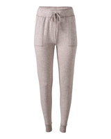 Boxercraft Women's Cuddle Fleece Joggers. L09 - Espresso Heather