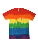 Colortone Unisex Multi-Color Tie-Dyed T-Shirt. 1000 - Pride