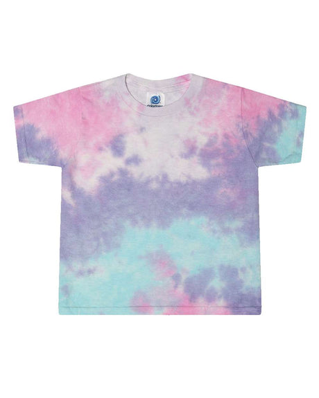 Colortone Toddler Tie-Dyed T-Shirt. 1160 - Cotton Candy
