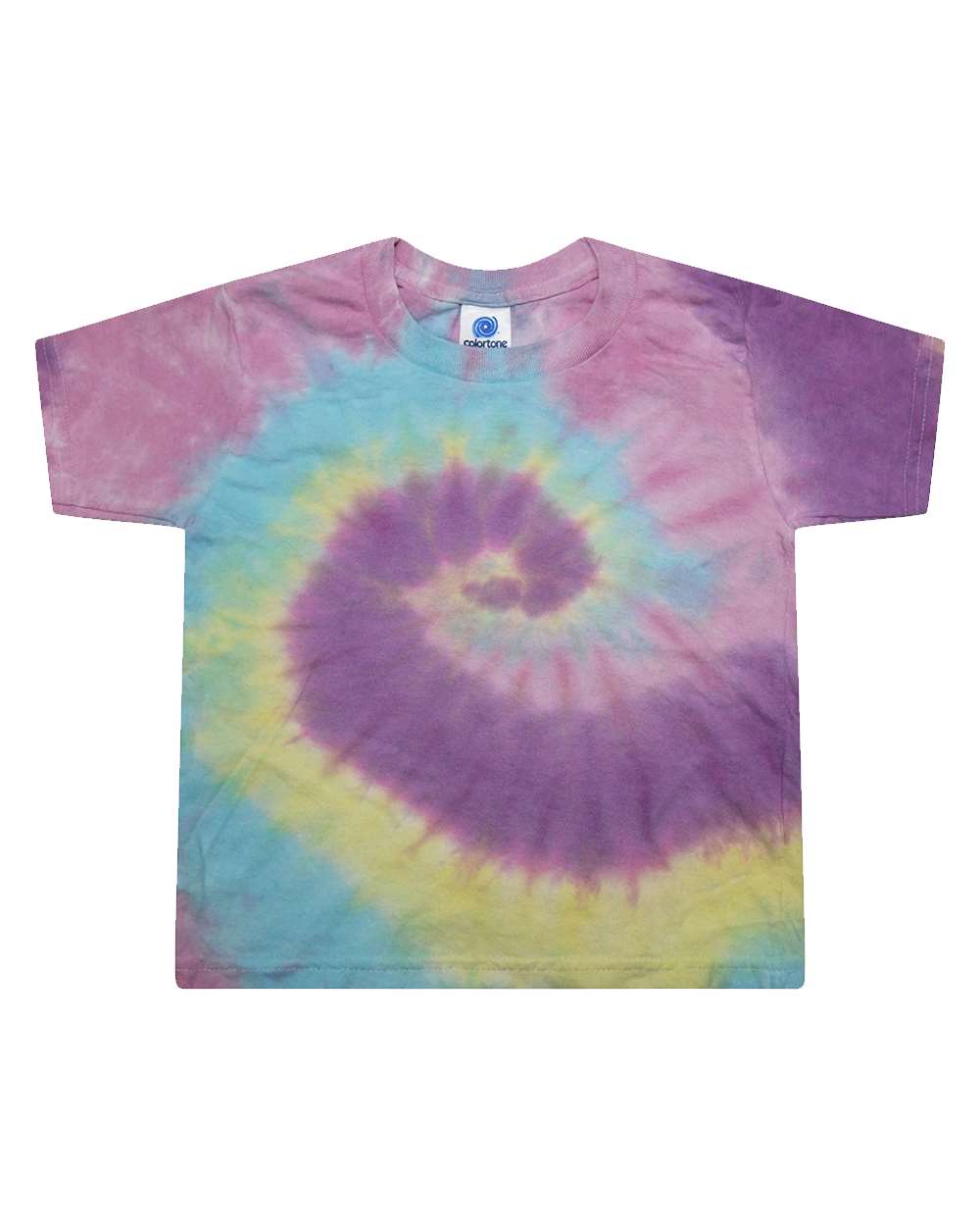 Colortone Toddler Tie-Dyed T-Shirt. 1160 - Jellybean