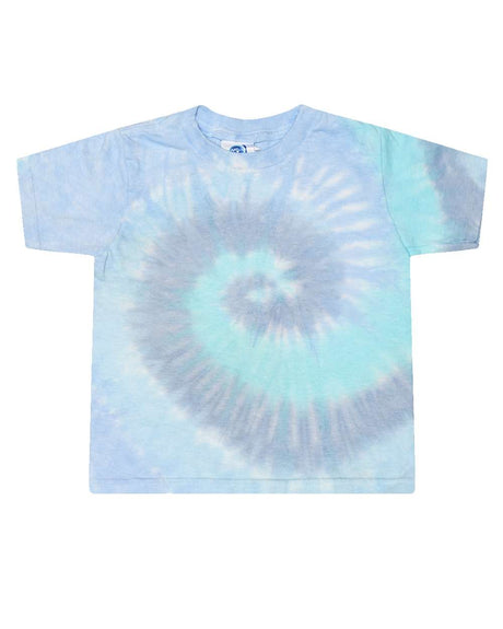 Colortone Toddler Tie-Dyed T-Shirt. 1160 - Lagoon