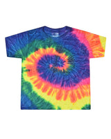 Colortone Toddler Tie-Dyed T-Shirt. 1160 - Neon Rainbow