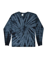 Colortone Unisex Tie-Dyed Long Sleeve T-Shirt. 2000 - Spider Navy