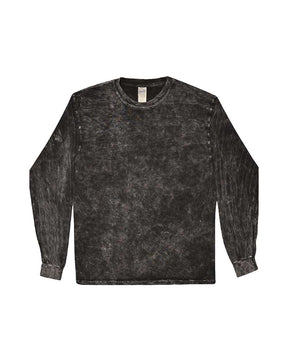 Colortone Unisex Mineral Wash Long Sleeve T-Shirt. 2300 - Mineral Black