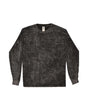 Colortone Unisex Mineral Wash Long Sleeve T-Shirt. 2300 - Mineral Black