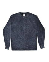 Colortone Unisex Mineral Wash Long Sleeve T-Shirt. 2300 - Mineral Navy