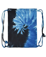 Colortone Tie-Dyed Drawstring Bag. 9500 - Blue Ocean