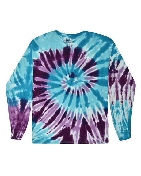Colortone Youth Tie-Dyed Long Sleeve T-Shirt. 2000Y - Barbados