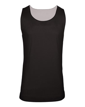 C2 Sport Women's Reversible Mesh Tank. 5678 - Black/ White