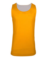 C2 Sport Women's Reversible Mesh Tank. 5678 - Gold/ White