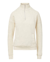 MV Sport Women's Cloud Fleece Quarter-Zip Sweatshirt. W20189 - Oatmeal