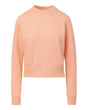 MV Sport Women's Romi Cloud Fleece Crop Crewneck Sweatshirt. W22106 - Creamsicle