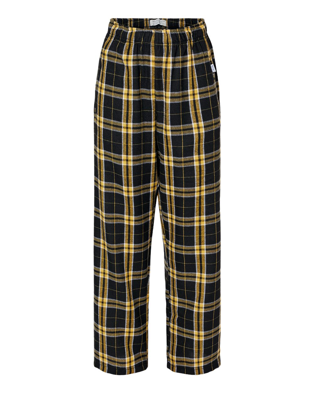 Boxercraft Youth Flannel Pants. BY6624 - Black/ Gold