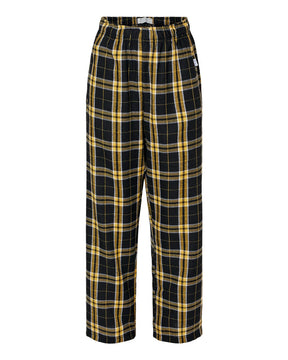 Boxercraft Youth Flannel Pants. BY6624 - Black/ Gold