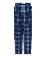 Boxercraft Youth Flannel Pants. BY6624 - Navy/ Columbia Plaid