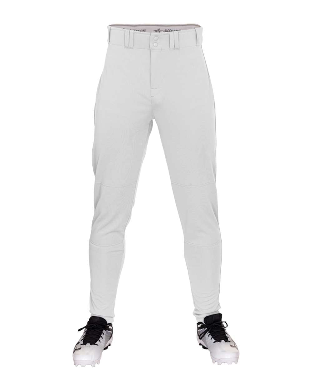 Alleson Athletic Unisex Crush Tapered Baseball Pants. 657CTP - White