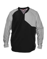 Alleson Athletic Unisex Field Batters Jacket. 3JLS21A - Black/ Grey