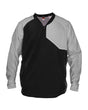 Alleson Athletic Unisex Field Batters Jacket. 3JLS21A - Black/ Grey