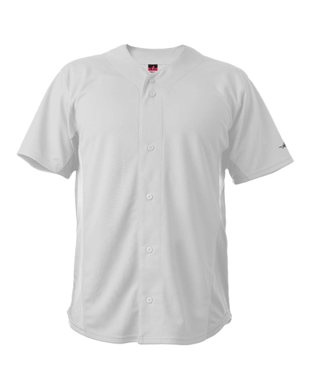 Alleson Athletic Unisex Crush Full Button Baseball Jersey. 566BFJ - White