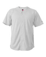 Alleson Athletic Unisex Crush Full Button Baseball Jersey. 566BFJ - White