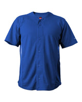 Alleson Athletic Unisex Crush Full Button Baseball Jersey. 566BFJ - Royal