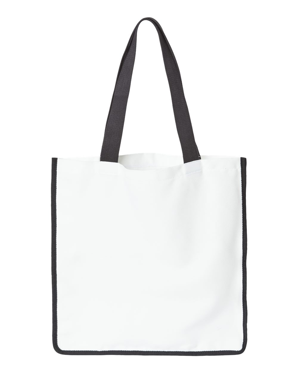 Liberty Bags Sublimation Medium Tote. PSB1516 - White/ Black