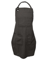 Liberty Bags 5-Pocket Recycled Cotton Denim Apron. 5511 - Black Denim