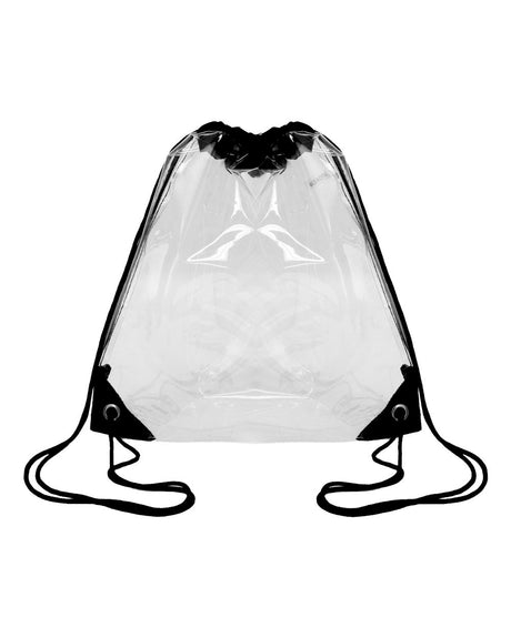 OAD Clear Drawstring Pack. OAD5007 - Black