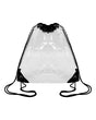 OAD Clear Drawstring Pack. OAD5007 - Black