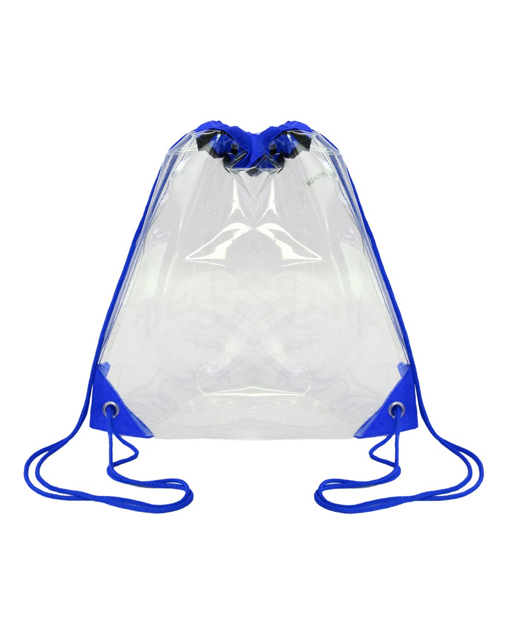 OAD Clear Drawstring Pack. OAD5007 - Royal