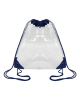 OAD Clear Drawstring Pack. OAD5007 - Navy