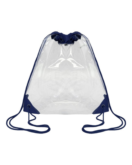 OAD Clear Drawstring Pack. OAD5007 - Navy
