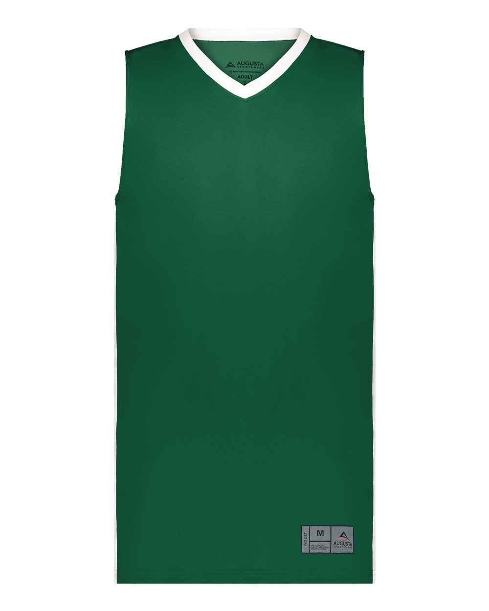 Augusta Sportswear Men's Match-Up Basketball Jersey. 6886 - Dark Green/ White