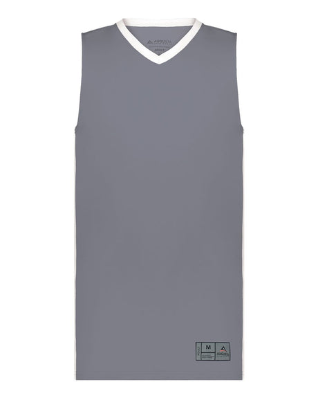 Augusta Sportswear Men's Match-Up Basketball Jersey. 6886 - Graphite/ White