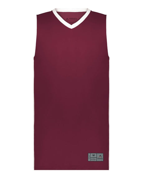 Augusta Sportswear Men's Match-Up Basketball Jersey. 6886 - Maroon/ White