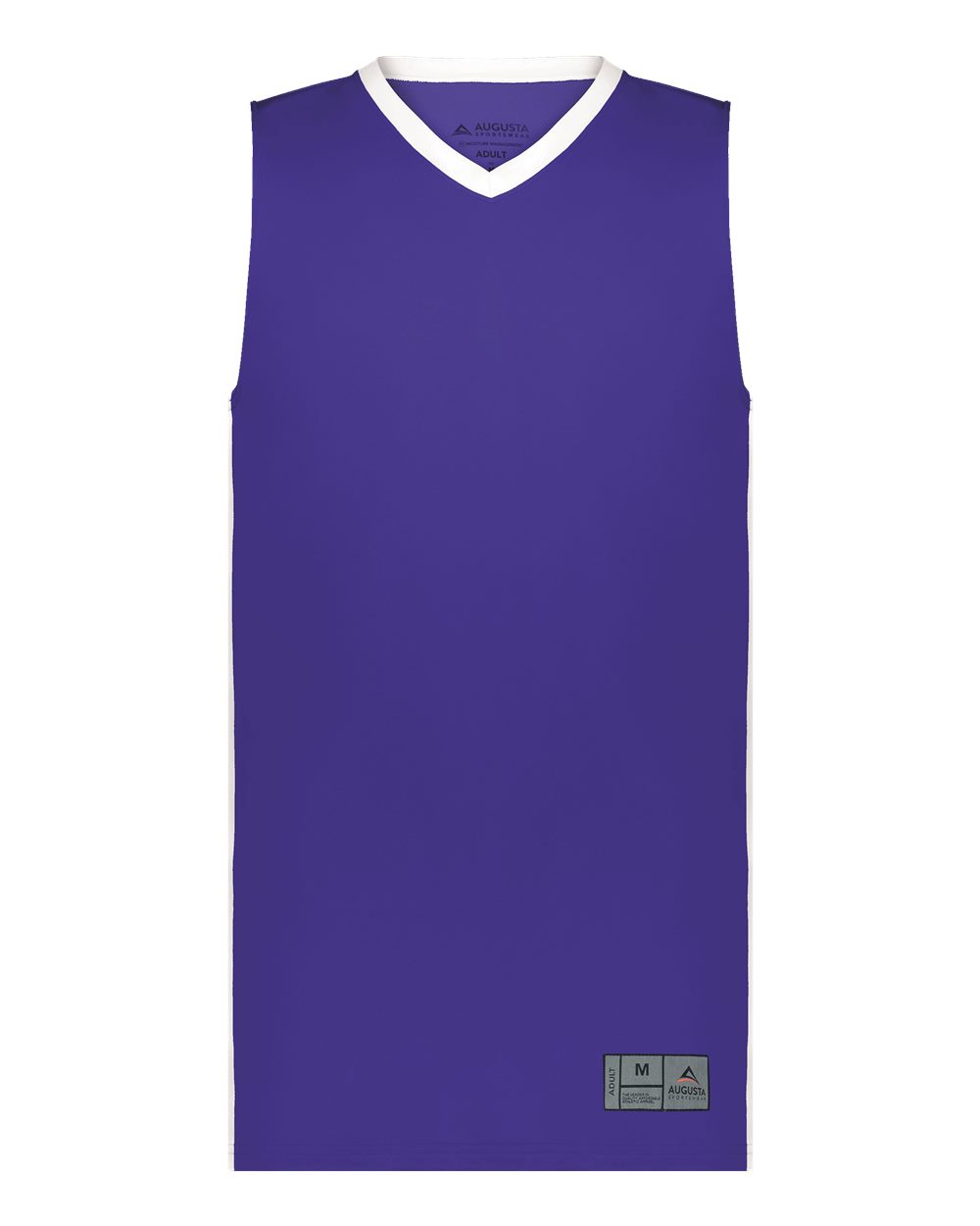 Augusta Sportswear Men's Match-Up Basketball Jersey. 6886 - Purple/ White