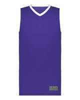 Augusta Sportswear Men's Match-Up Basketball Jersey. 6886 - Purple/ White