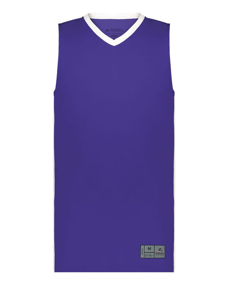 Augusta Sportswear Men's Match-Up Basketball Jersey. 6886 - Purple/ White