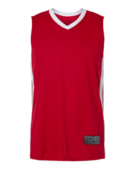 Augusta Sportswear Men's Match-Up Basketball Jersey. 6886 - Scarlet/ White